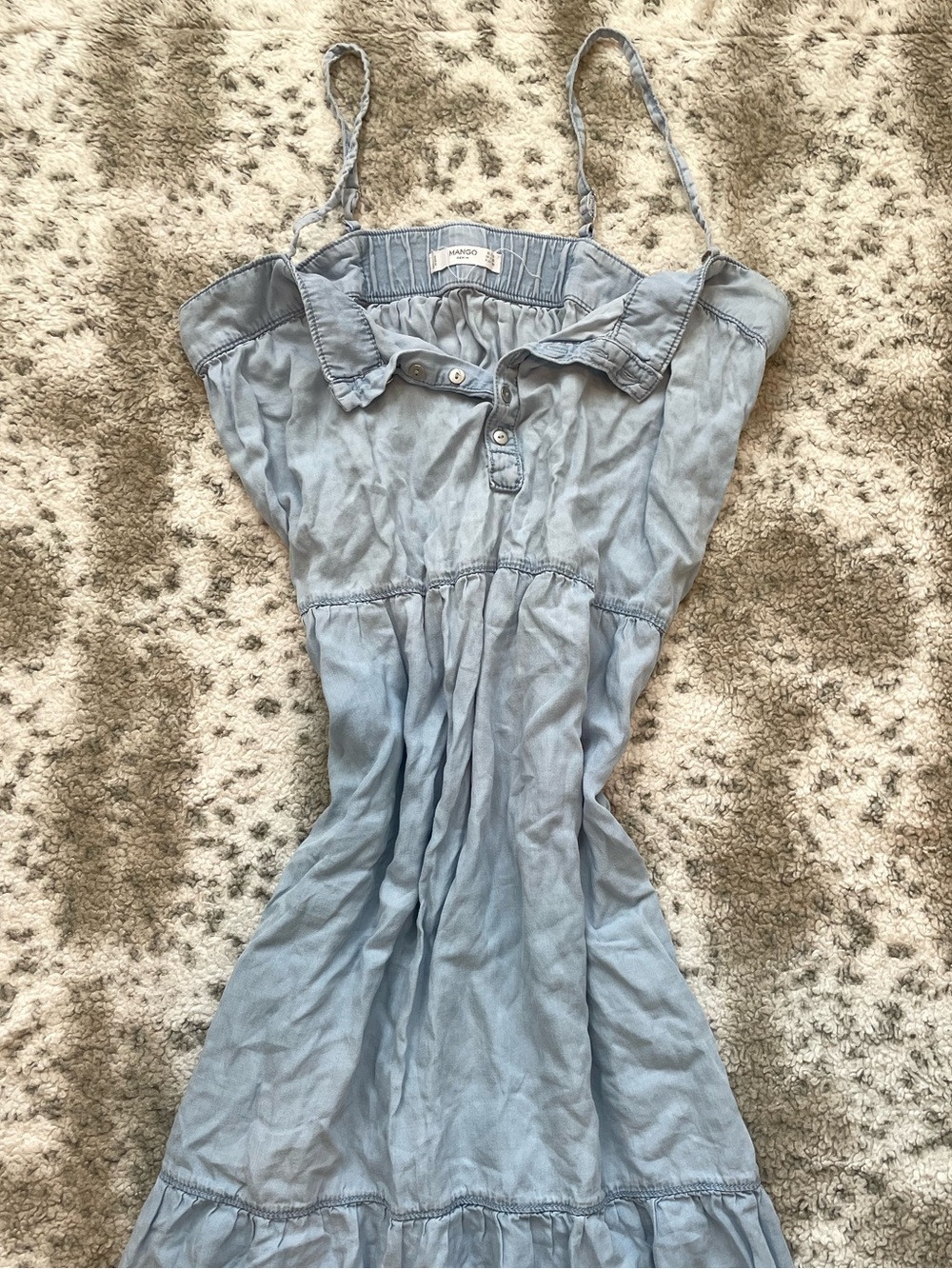 Mango denim dress